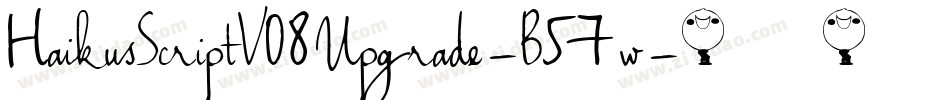HaikusScriptV08Upgrade-B57w字体转换