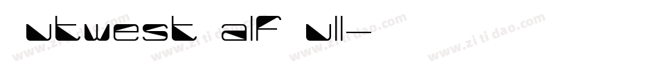 OutwestHalfFull字体转换