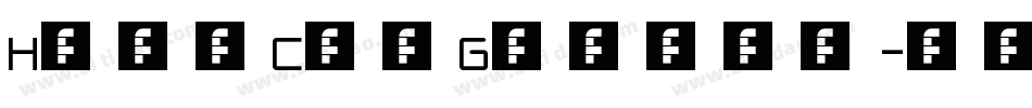 HalfCutGothic-dqxg字体转换