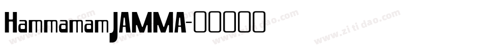 HammamamJAMMA字体转换