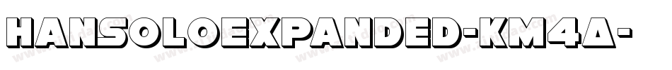 HanSoloExpanded-Km4A字体转换