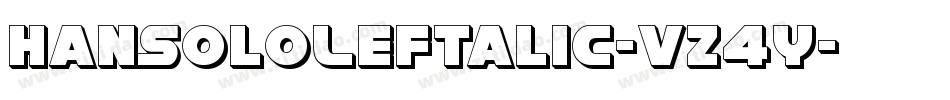 HanSoloLeftalic-vz4y字体转换