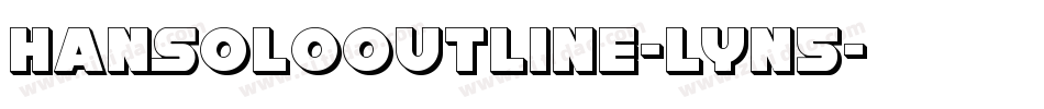 HanSoloOutline-lyn5字体转换