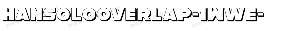 HanSoloOverlap-1Wwe字体转换