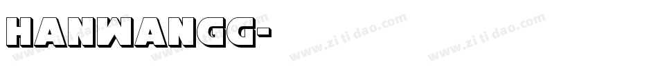 HanWangG字体转换