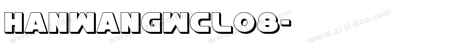 HanWangWCL08字体转换