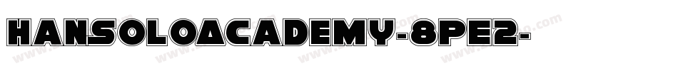 HanSoloAcademy-8pE2字体转换