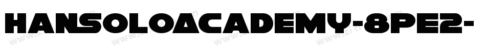 HanSoloAcademy-8pE2字体转换