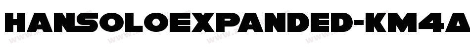 HanSoloExpanded-Km4A字体转换