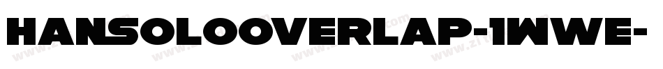 HanSoloOverlap-1Wwe字体转换