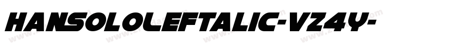 HanSoloLeftalic-vz4y字体转换