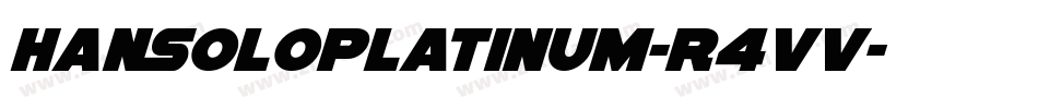 HanSoloPlatinum-R4Vv字体转换