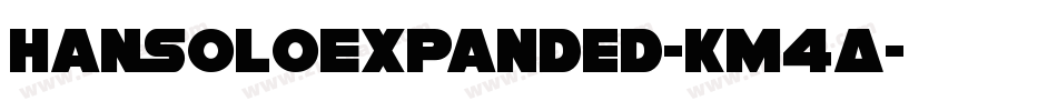 HanSoloExpanded-Km4A字体转换