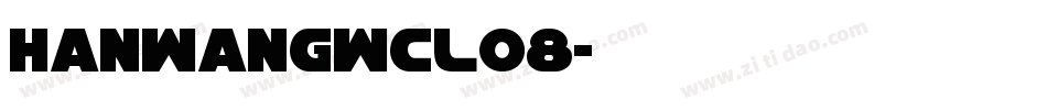 HanWangWCL08字体转换