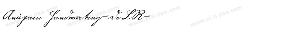 AnupamHandwriting-DeLR字体转换