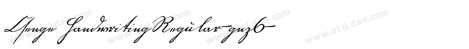 CsengeHandwritingRegular-gnz6字体转换