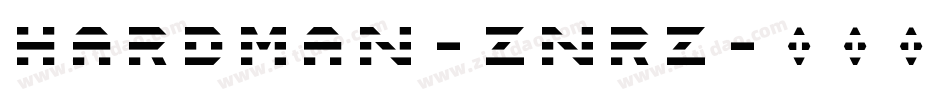 Hardman-ZnRZ字体转换