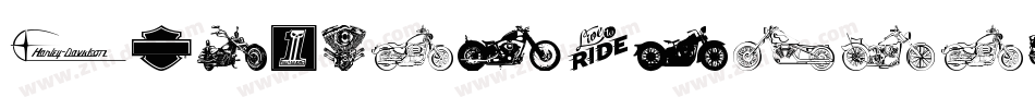 CsHarleyOutline-z8X4X字体转换