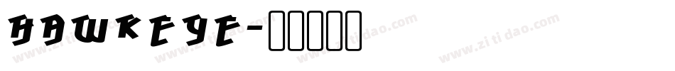 Hawkeye字体转换