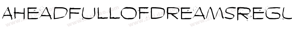 AHeadFullOfDreamsRegularFonty-95qL字体转换