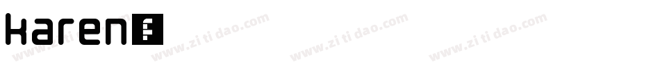 karen字体转换