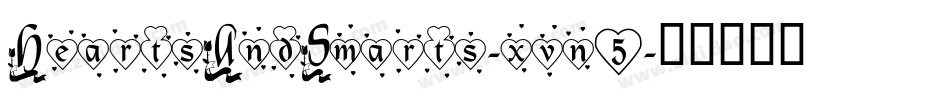 HeartsAndSmarts-xvn5字体转换