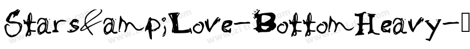 Stars&Love-BottomHeavy字体转换