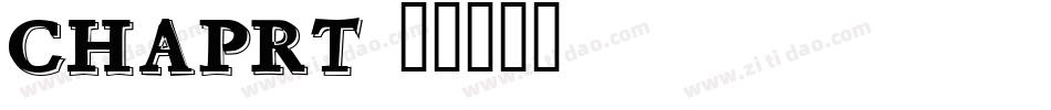 CHAPRT字体转换