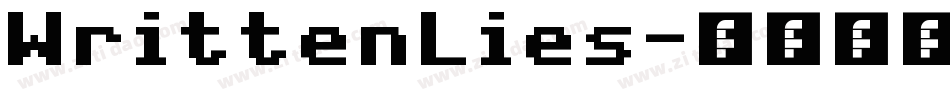 WrittenLies字体转换