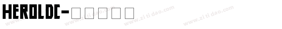 HeroldC字体转换