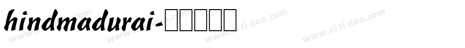 hindmadurai字体转换