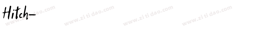 Hitch字体转换