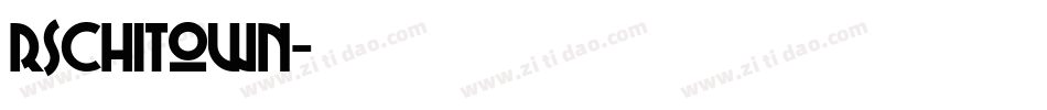 RSChiTown字体转换