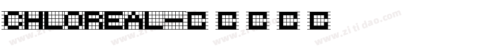 CHLOREAL字体转换