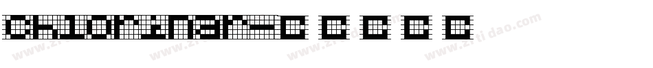 Chlorinar字体转换