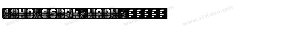 18HolesBrk-WA0Y字体转换