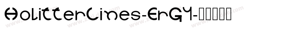 HolitterLines-ErG4字体转换
