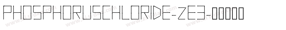 PhosphorusChloride-Ze3字体转换