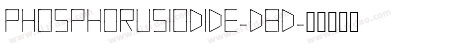 PhosphorusIodide-D8D字体转换