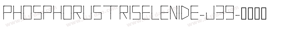 PhosphorusTriselenide-j39字体转换