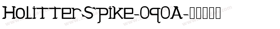 HolitterSpike-OqOA字体转换