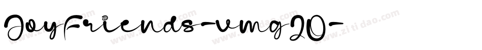 JoyFriends-vmg2O字体转换