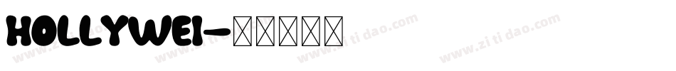 HOLLYWEI字体转换