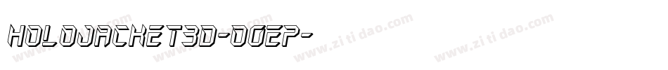 HoloJacket3D-O0EP字体转换