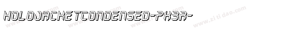 HoloJacketCondensed-pX3r字体转换
