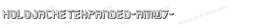 HoloJacketExpanded-AMw7字体转换