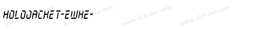 HoloJacket-EwXe字体转换