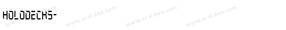 Holodeck5字体转换