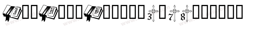 JmhHolyBible-3g78字体转换