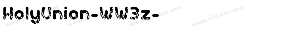 HolyUnion-WW3z字体转换